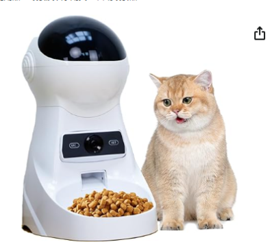 Iseebiz 自動給餌器 カメラ付き  猫 犬 中小型犬用 5G対応 3.5L容量 1日6食まで タイマー式 音声録音 双方向会話 2WAY給電 スマホ 遠隔 WiFi  スマホ連携 アプリ対応 IOS Android対応 日本語アプリ対応 守番対策 PSE認証済