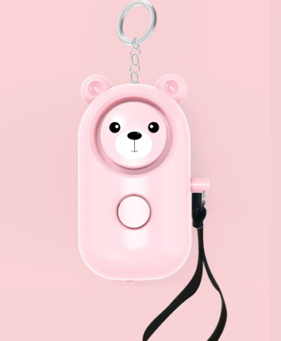 【防犯対策】防犯ブザー 防犯アラーム 防犯グッズ 130dB 大音量 LEDライト 電池付 防犯 防犯対策 お知らせブザー 防犯ベル キーホルダー式 小学生 女の子 男の子 子供  女性 老人 携帯 小型 防災 地震 通学 夜道 痴漢 2色 かわいい