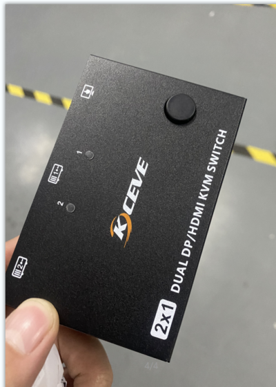 DP KVM 切替器 USB 2.0 HDMI + DisplayPort デュアルモニター KVMスイッチ 4K@60Hz解像度 2モニター 2コンピュータ 4 USB2.0ハブ付き、デュアルモニター 切替器 キーボードとマウスのスイッチ