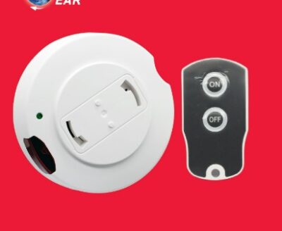 照明リモコンスイッチ 引掛けシーリング用 Iseebiz ペンダント型照明器具専用 吊り下げ灯 手元からラクラク点灯/消灯 丸型 配線不要 受信機1個+送信機1個入り